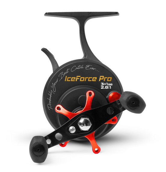 Asseri IceForce Pro Ice Fishing Reel 65mm ryhmässä Kelat / Pilkkikelat / Pilkkiminen jigikelat @ Sportfiskeprylar.se (123-00065)
