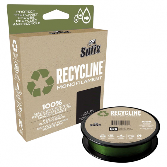 Sufix Recycline Green 150m - 0,35mm ryhmässä Siimat / Monofiilisiimat @ Sportfiskeprylar.se (125377NO)
