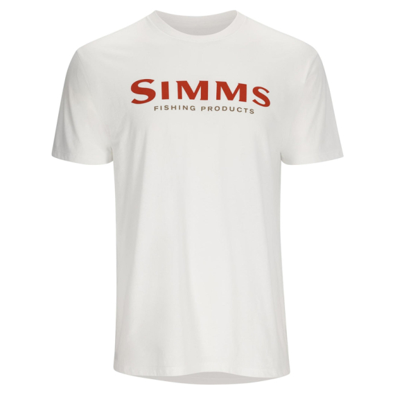 Simms Logo T-shirt White ryhmässä Vaatteet ja kengät / Vaatetus / T-paidat @ Sportfiskeprylar.se (12803-100-20r)