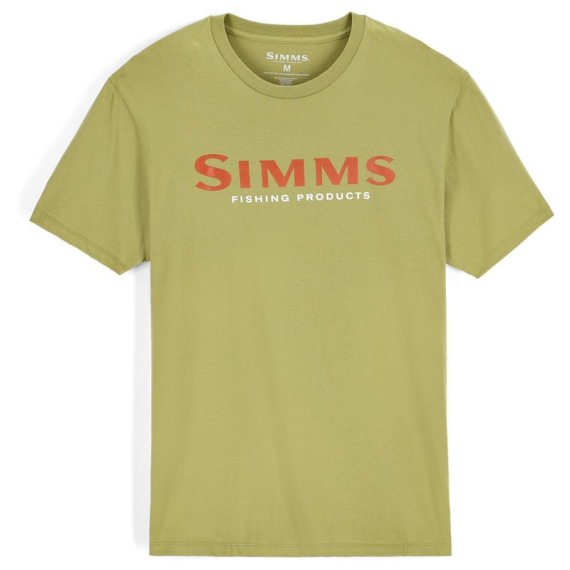 Simms Logo T-shirt Tent Green ryhmässä Vaatteet ja kengät / Vaatetus / T-paidat @ Sportfiskeprylar.se (12803-1347-20r)