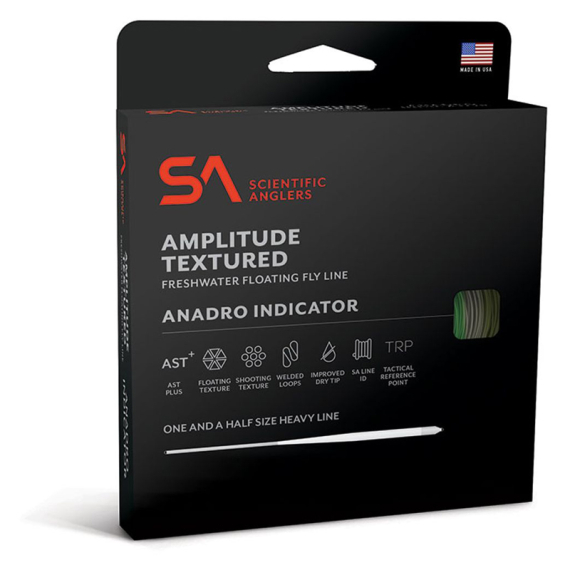 SA Amplitude Anadro Turtlegrass/Optic Green/Willow WF Fly Line - # 4 ryhmässä Siimat / Perhokalastussiimat / Yhdenkäden siimat @ Sportfiskeprylar.se (128834r)