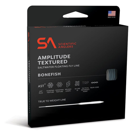 SA Amplitude Bonefish Black/Surf/Ivory WF Fly Line ryhmässä Siimat / Perhokalastussiimat / Yhdenkäden siimat @ Sportfiskeprylar.se (129053r)