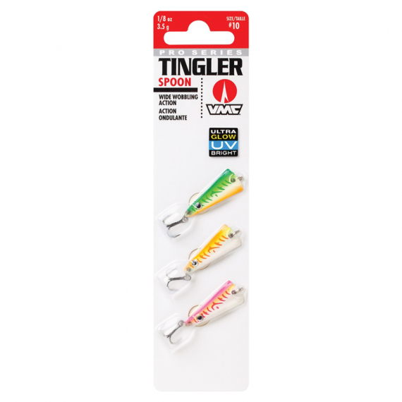 VMC Tingler Spoon Kit 3,5g (3pcs) ryhmässä Vieheet / Pilkkiminen jigi - vieheet / Pystysuorat jääjigit @ Sportfiskeprylar.se (129798NOr)