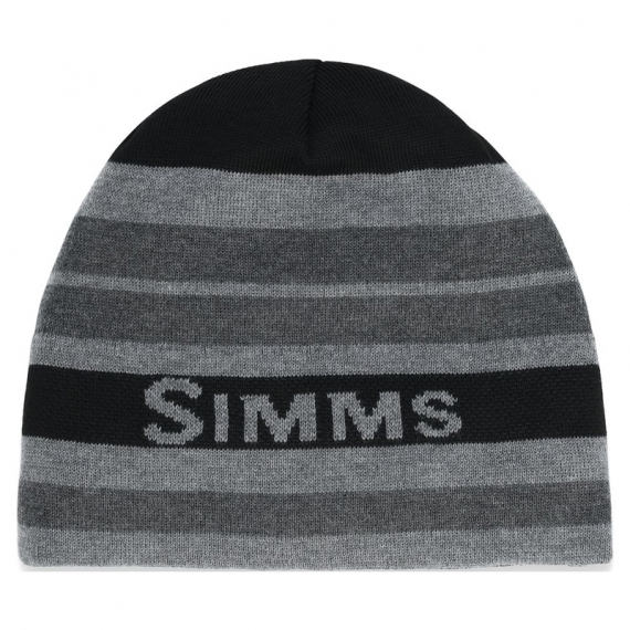 Simms Everyday Beanie Carbon Stripe ryhmässä Vaatteet ja kengät / Lippalakit ja päähineet / Lakit & pipot @ Sportfiskeprylar.se (13091-009-00)