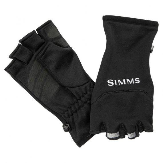 Simms Freestone Half Finger Black - XL ryhmässä Vaatteet ja kengät / Vaatetus / Käsineet @ Sportfiskeprylar.se (13111-001-50)