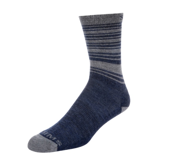 Simms Merino Lightweight Hiker Sock Admiral Blue ryhmässä Vaatteet ja kengät / Vaatetus / Alusosat & alusvaatteet / Sukat @ Sportfiskeprylar.se (13146-404-30r)