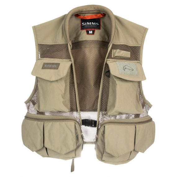 Simms Tributary Vest Tan ryhmässä Vaatteet ja kengät / Vaatetus / Liivit / Perholiivit @ Sportfiskeprylar.se (13243-276-70r)