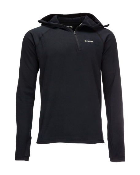 Simms Heavyweight Baselayer Hoody Black ryhmässä Vaatteet ja kengät / Vaatetus / Alusosat & alusvaatteet / Aluspaidat @ Sportfiskeprylar.se (13307-001-20r)