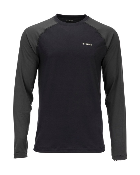 Simms Lightweight Baselayer Top Black ryhmässä Vaatteet ja kengät / Vaatetus / Alusosat & alusvaatteet / Aluspaidat @ Sportfiskeprylar.se (13309-001-20r)
