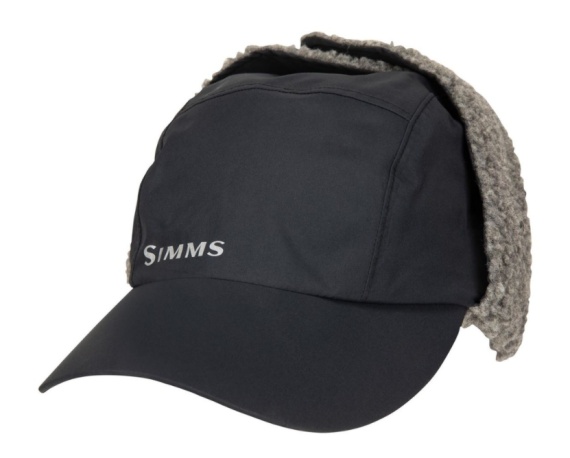 Simms Challenger Insulated Hat Black ryhmässä Vaatteet ja kengät / Lippikset ja päähineet / Lippikset / Lippikset korvaläpillä @ Sportfiskeprylar.se (13389-001-00)