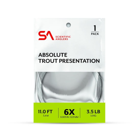 SA Absolute Trout Presentation Leader 11\' ryhmässä Koukut & Tarvikkeet / perukkeet & perukemateriaalit / Valmiit perukkeet / Kartioperukkeet @ Sportfiskeprylar.se (134026r)