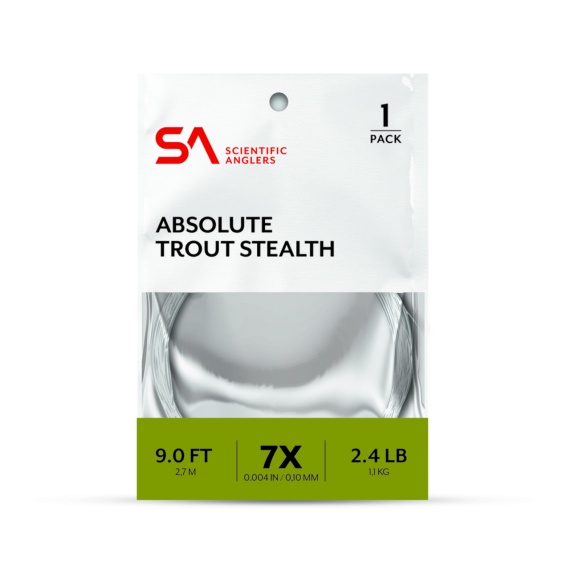 SA Absolute Trout Stealth Leader 9\' ryhmässä Koukut & Tarvikkeet / perukkeet & perukemateriaalit / Valmiit perukkeet / Kartioperukkeet @ Sportfiskeprylar.se (134125r)
