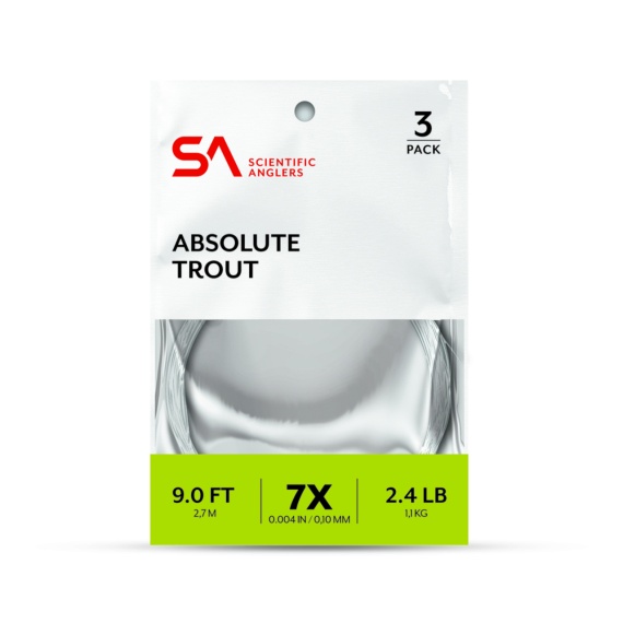 SA Absolute Trout Leader 3-pack 9\' ryhmässä Koukut & Tarvikkeet / perukkeet & perukemateriaalit / Valmiit perukkeet / Kartioperukkeet @ Sportfiskeprylar.se (134248r)