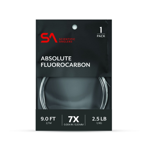 SA Absolute Fluorocarbon Tapered Leader 9\' ryhmässä Koukut & Tarvikkeet / perukkeet & perukemateriaalit / Valmiit perukkeet / Kartioperukkeet @ Sportfiskeprylar.se (134835r)