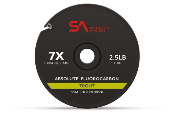 SA Absolute Fluorocarbon Trout Tippet Material ryhmässä Koukut & Tarvikkeet / perukkeet & perukemateriaalit / Perukemateriaalit / Perukemateriaali perhokalastus @ Sportfiskeprylar.se (135450r)