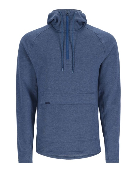 Simms Vermilion Hoody Navy Heather ryhmässä Vaatteet ja kengät / Vaatetus / Villapaidat / Hupparit @ Sportfiskeprylar.se (13563-414-20r)
