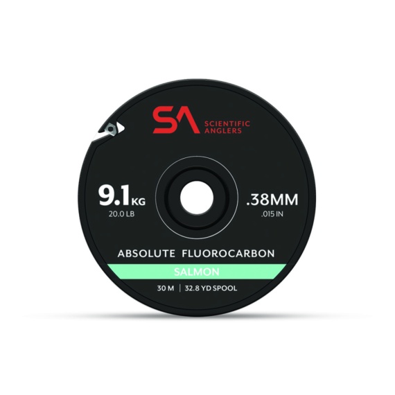 SA Absolute Salmon Fluorocarbon Tippet ryhmässä Koukut & Tarvikkeet / perukkeet & perukemateriaalit / Perukemateriaalit / Perukemateriaali perhokalastus @ Sportfiskeprylar.se (135665r)