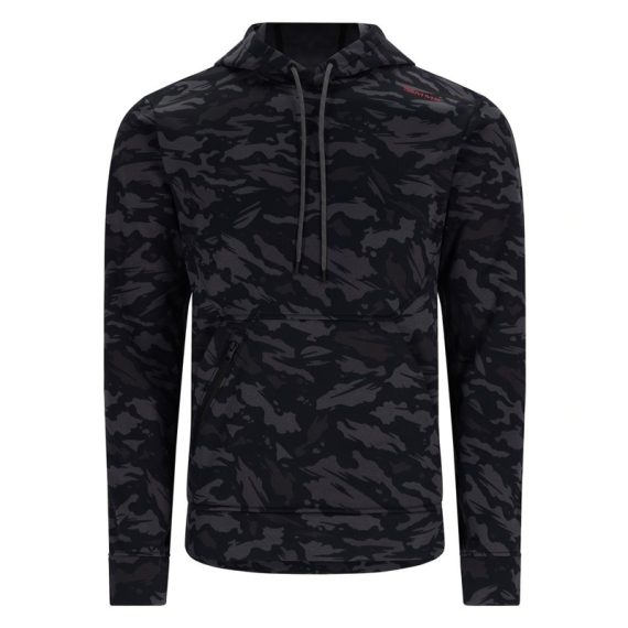 Simms CX Hoody Ghost Camo Black ryhmässä Vaatteet ja kengät / Vaatetus / Villapaidat / Hupparit @ Sportfiskeprylar.se (13654-1032-20r)