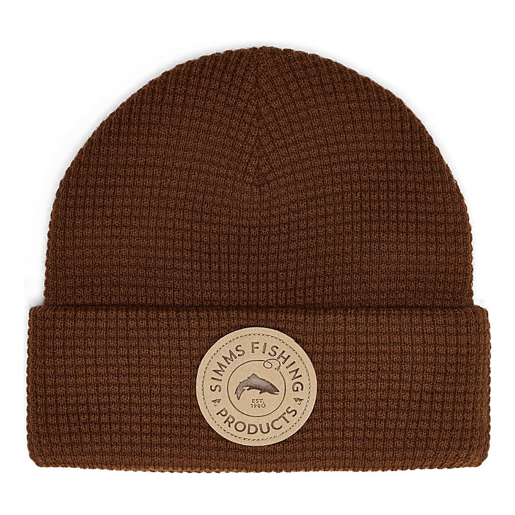 Simms Everyday Waffle Knit Beanie Cobia ryhmässä Vaatteet ja kengät / Lippalakit ja päähineet @ Sportfiskeprylar.se (13786-1229-00)