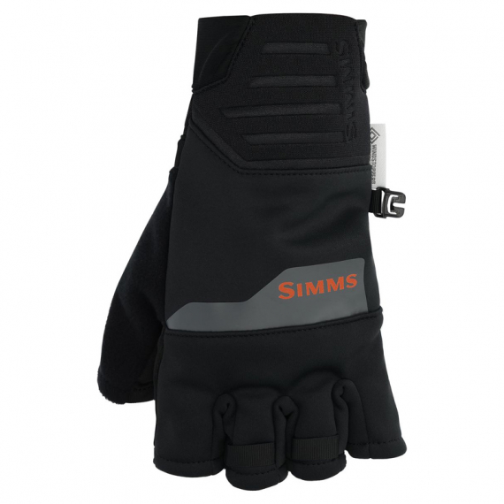 Simms Windstopper® Half-Finger Glove Black ryhmässä Vaatteet ja kengät / Vaatetus / Käsineet @ Sportfiskeprylar.se (13795-001-20r)