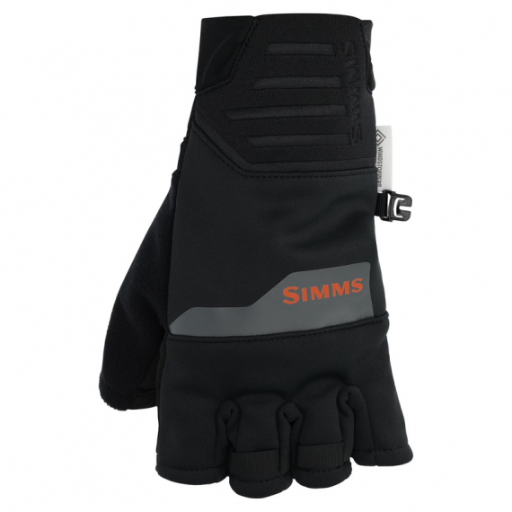 Simms Windstopper® Half-Finger Glove Black ryhmässä Vaatteet ja kengät / Vaatetus / Hanskat ja rukkaset @ Sportfiskeprylar.se (13795-001-20r)