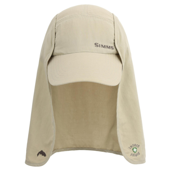 Simms Bugstopper SunShield Cap Stone ryhmässä Vaatteet ja kengät / Lippalakit ja päähineet / Lippikset @ Sportfiskeprylar.se (13971-160-00EU)