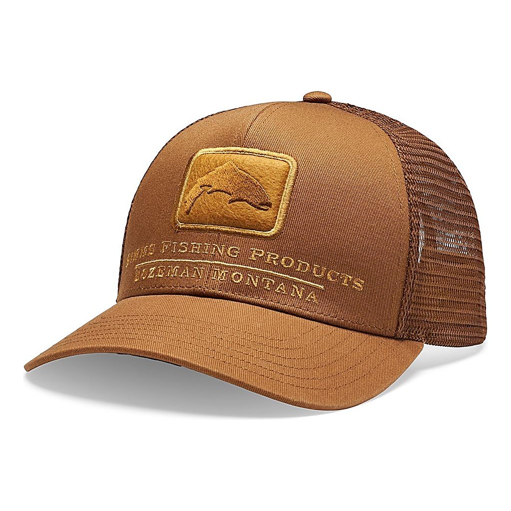 Simms Double Haul Icon Trucker Cobia ryhmässä Vaatteet ja kengät / Lippalakit ja päähineet @ Sportfiskeprylar.se (14032-1229-00)