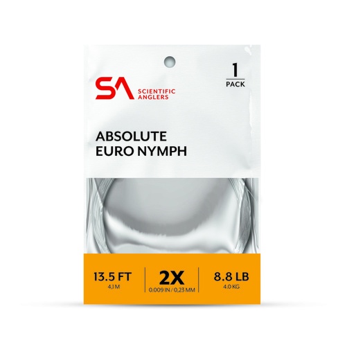 SA Absolute Euro Nymph Leader 13.5\' ryhmässä Koukut & Tarvikkeet / perukkeet & perukemateriaalit / Valmiit perukkeet / Kartioperukkeet @ Sportfiskeprylar.se (140461r)