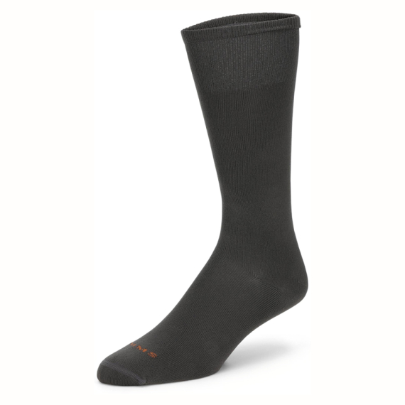Simms Mid-Calf Liner Sock Slate ryhmässä Vaatteet ja kengät / Vaatetus / Alusosat & alusvaatteet / Sukat @ Sportfiskeprylar.se (14088-096-30r)