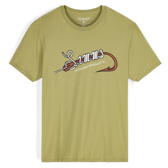 Simms Hook & Loop T-Shirt Tent Green ryhmässä Vaatteet ja kengät / Vaatetus / T-paidat @ Sportfiskeprylar.se (14102-1347-20r)