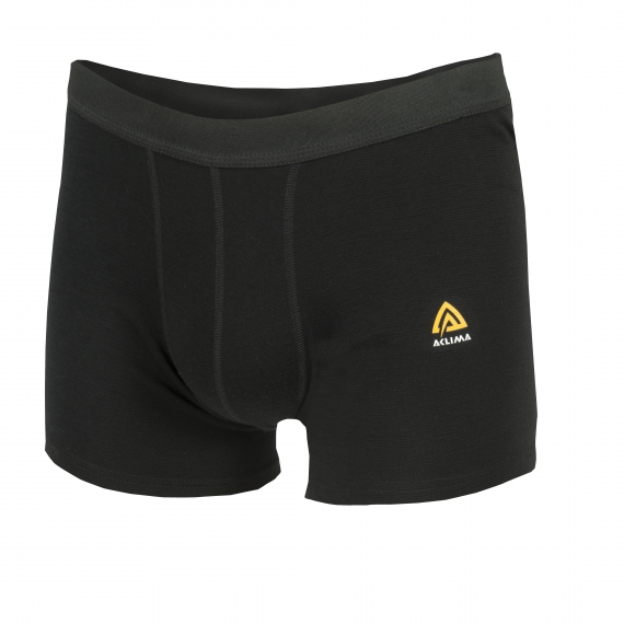 Aclima Warmwool Boxershorts Jet Black ryhmässä Vaatteet ja kengät / Vaatetus / Alusosat & alusvaatteet / Alusasut @ Sportfiskeprylar.se (142002001-05r)