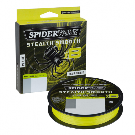 SpiderWire Stealth Smooth braid 8 0.09mm 150m Yellow ryhmässä Siimat / Kuitusiimat @ Sportfiskeprylar.se (1515616)