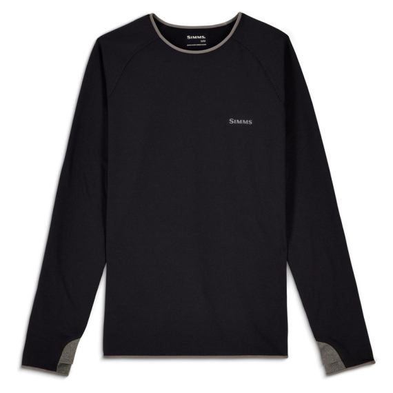 Simms Strata 200 Crew Black ryhmässä Vaatteet ja kengät / Vaatetus / Alusosat & alusvaatteet / Aluspaidat @ Sportfiskeprylar.se (14228-001-20r)