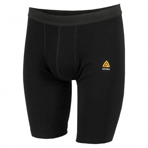 Aclima WarmWool Shorts (Long) Man, Jet Black - XL ryhmässä Vaatteet ja kengät / Vaatetus / Alusosat & alusvaatteet / Alusasut @ Sportfiskeprylar.se (142322001-07)