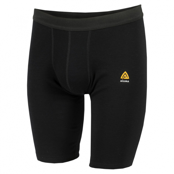Aclima WarmWool Shorts (Long) Man, Jet Black ryhmässä Vaatteet ja kengät / Vaatetus / Alusosat & alusvaatteet / Alusasut @ Sportfiskeprylar.se (142322001-04r)