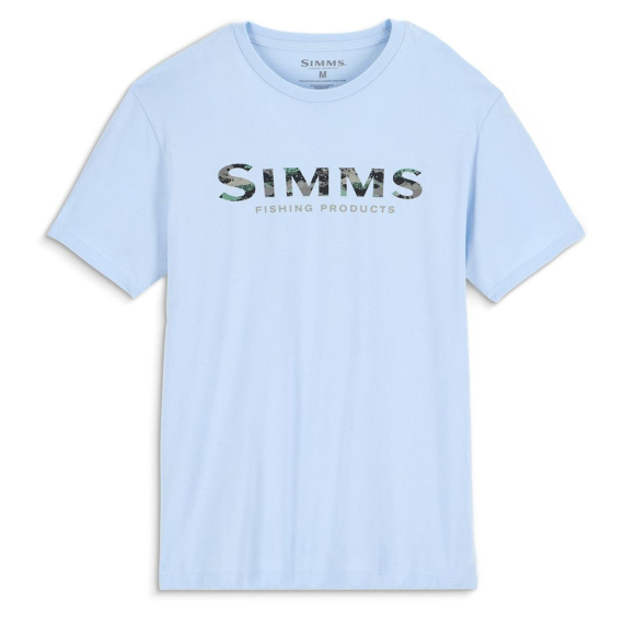 Simms Shroud Fill Logo T-Shirt Sky Blue ryhmässä Vaatteet ja kengät / Vaatetus / T-paidat @ Sportfiskeprylar.se (14276-434-20r)