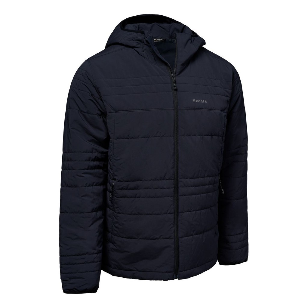 Simms Fall Run Hooded Jacket Black ryhmässä Vaatteet ja kengät / Vaatetus / Takit / Untuva- ja synteettivuorilliset takit @ Sportfiskeprylar.se (14518-001-30r)
