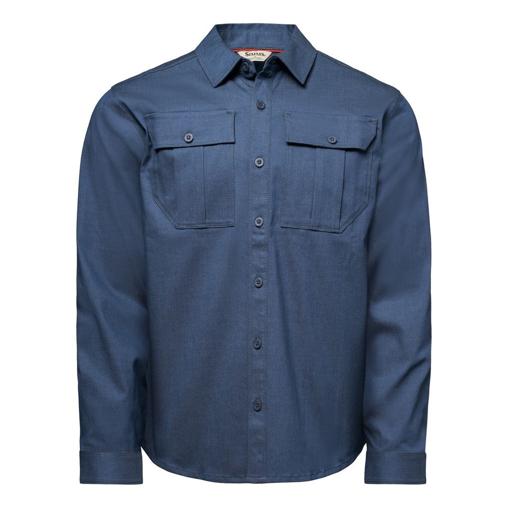 Simms Harbor Work Shirt Selvedge ryhmässä Vaatteet ja kengät / Vaatetus / Paidat @ Sportfiskeprylar.se (14536-1166-30r)