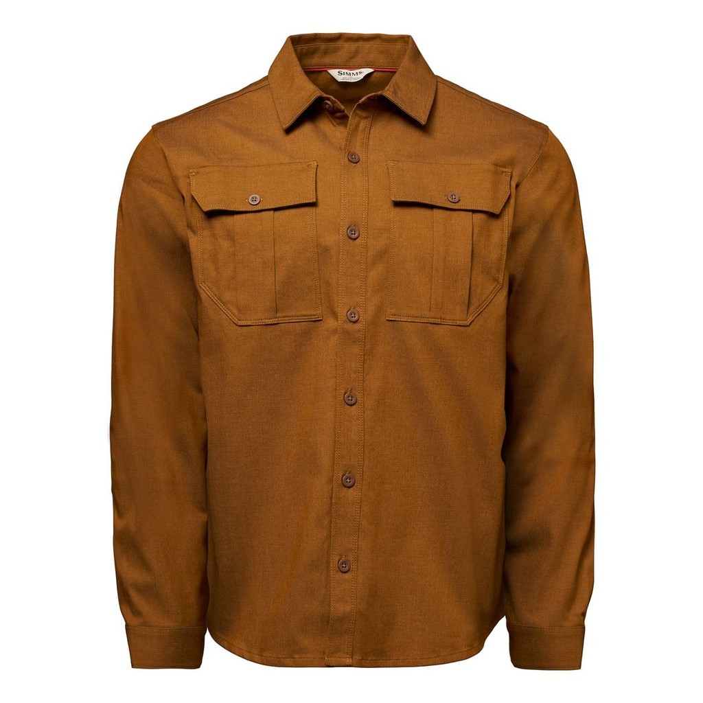 Simms Harbor Work Shirt Cobia ryhmässä Vaatteet ja kengät / Vaatetus / Paidat @ Sportfiskeprylar.se (14536-1229-30r)