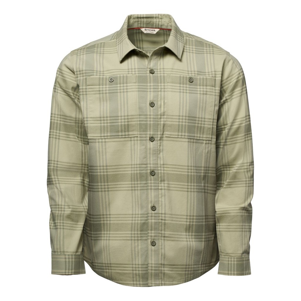 Simms Tailout Flannel Louie Pld Willow ryhmässä Vaatteet ja kengät / Vaatetus / Paidat @ Sportfiskeprylar.se (14537-1489-30r)