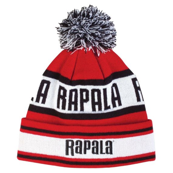 Rapala Beanie Black/Red/White ryhmässä Vaatteet ja kengät / Lippikset ja päähineet / Lakit & pipot @ Sportfiskeprylar.se (150311NO)
