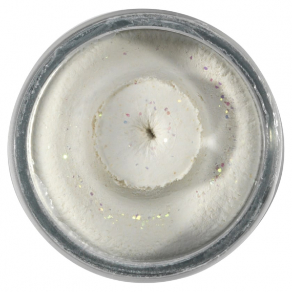 Berkley Powerbait Sinking Glitter Trout Bait - White ryhmässä Uistimet / vieheet / Gulp & Powerbait @ Sportfiskeprylar.se (1525283)