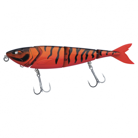 Berkley Zilla Swimmer 12cm, 15g - Red Tiger ryhmässä Vieheet / Swimbaits / Kovat uistimet @ Sportfiskeprylar.se (1531757)