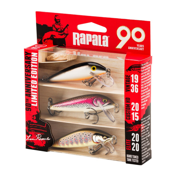 Rapala 90 Years Countdown Mid Naturistic ryhmässä Vieheet / Viehesarjat @ Sportfiskeprylar.se (154584NO)