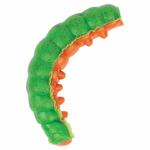Berkley Power Honey Worm 2.5cm - Green Orange ryhmässä Uistimet / vieheet / Gulp & Powerbait @ Sportfiskeprylar.se (1546773)