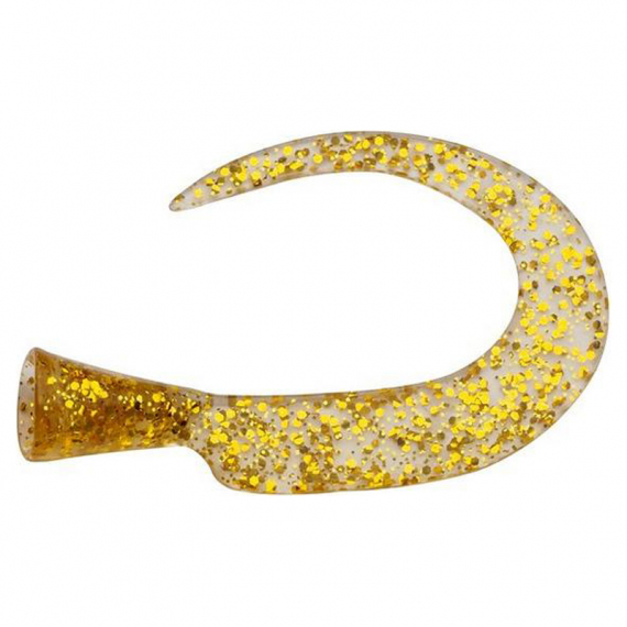 Abu Garcia McMy Tail Spare Tail Gold Glitter ryhmässä Uistimet / vieheet / Softbaits / Kumikalat / Varapyrstöt & Curlys @ Sportfiskeprylar.se (1550153)