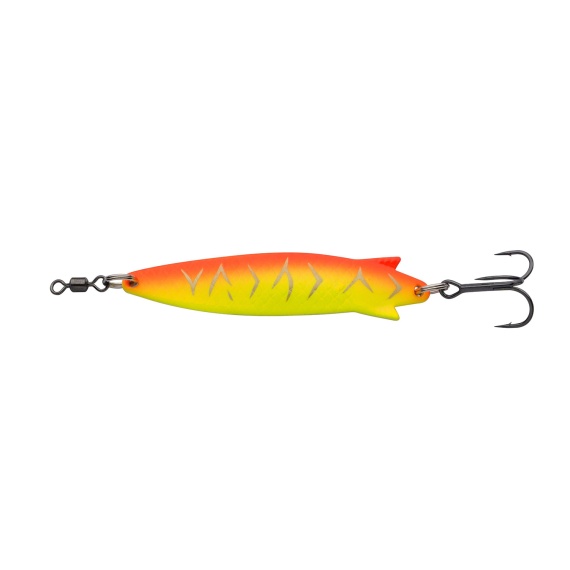 Abu Garcia Toby 15g - Red Hot Tiger ryhmässä Vieheet / Lusikkauistimet @ Sportfiskeprylar.se (1550198)