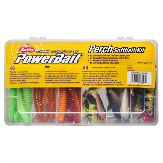 Berkley PowerBait JiggKit Perch ryhmässä Vieheet / Viehesarjat / Viehesarjat ahven @ Sportfiskeprylar.se (1550661)