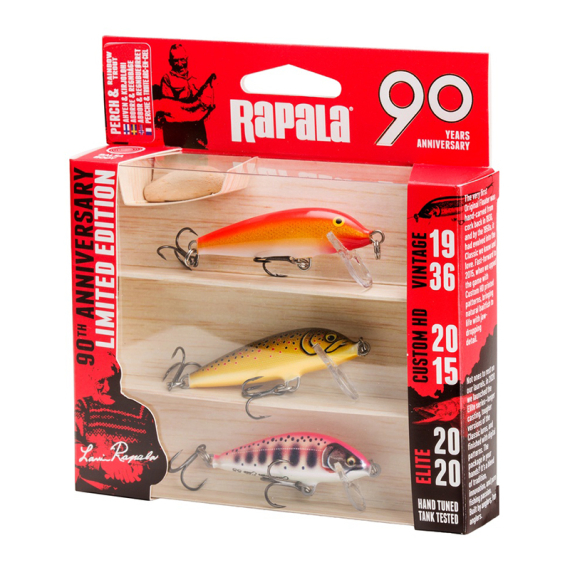 Rapala 90 Years Countdown Small Bright ryhmässä Vieheet / Viehesarjat @ Sportfiskeprylar.se (155328NO)