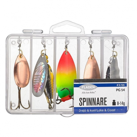 Fladen Spinnare 8-14g 4pcs ryhmässä Vieheet / Viehesarjat @ Sportfiskeprylar.se (16-7535)